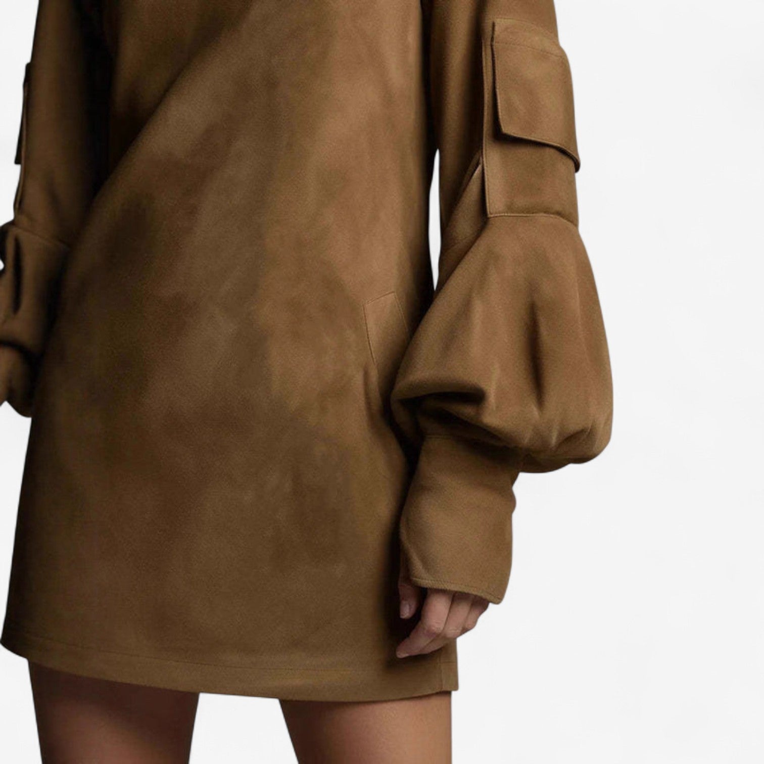 TANIA™|ABITO MINI A COLLO ALTO