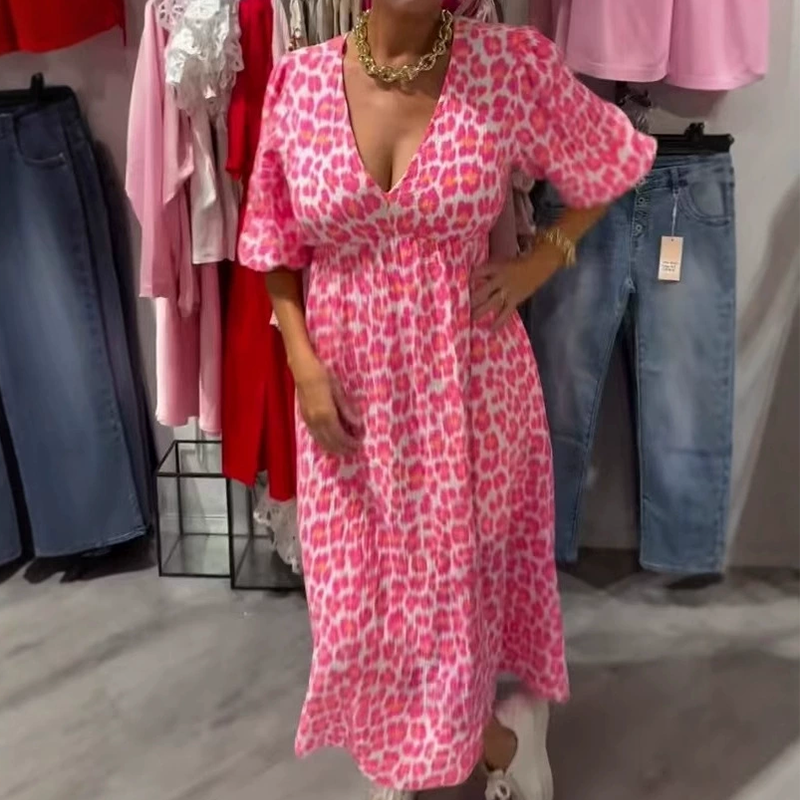 Sofie – Abito estivo floreale con scollo a V