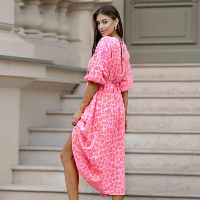 Sofie – Abito estivo floreale con scollo a V